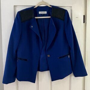 Tahari Arthur S. Levine Blue Blazer
